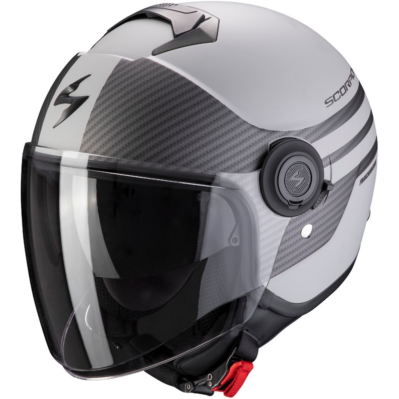 Offener Helm Scorpion EXO-CITY Moda grau-schwarz Ausverkauf