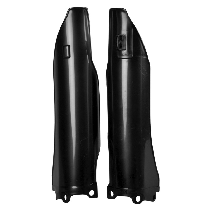 Fork guards POLISPORT (pair) schwarz für KAWASAKI KX 250 (F) 4T 2006-2008, KAWASAKI KX 450 (F) 2005-2008