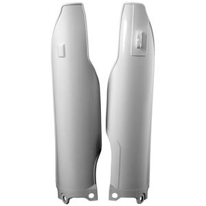 Fork guards POLISPORT 8351200001 (pair) weiß für KAWASAKI KX 250 (F) 4T 2006-2008, KAWASAKI KX 450 (F) 2005-2008