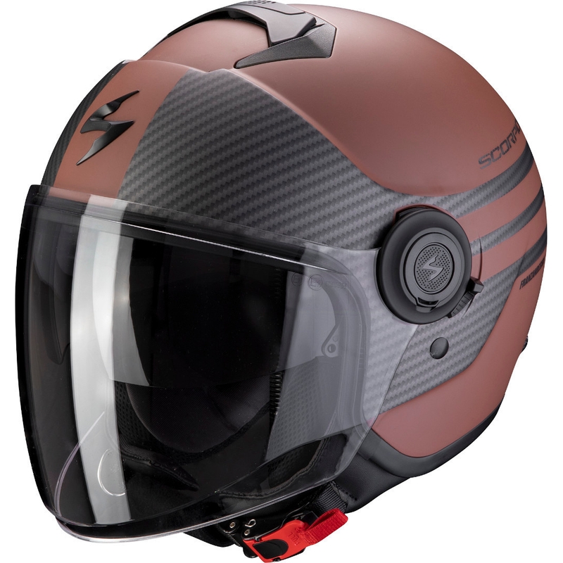 Open Helm Skorpion EXO-CITY Moda braun-schwarz Ausverkauf