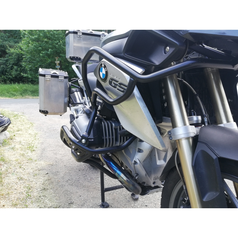 Motor Schutzrahmen RDMOTO schwarz matt upper + lower für BMW R 1200 GS 2013-2019