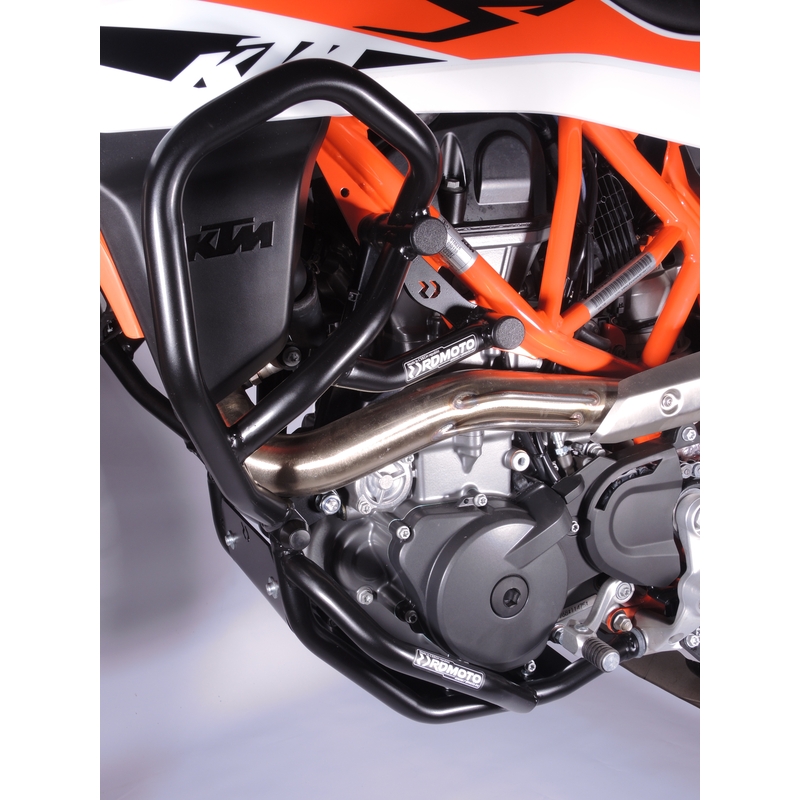 Motor Schutzrahmen RDMOTO schwarz matt upper + lower
