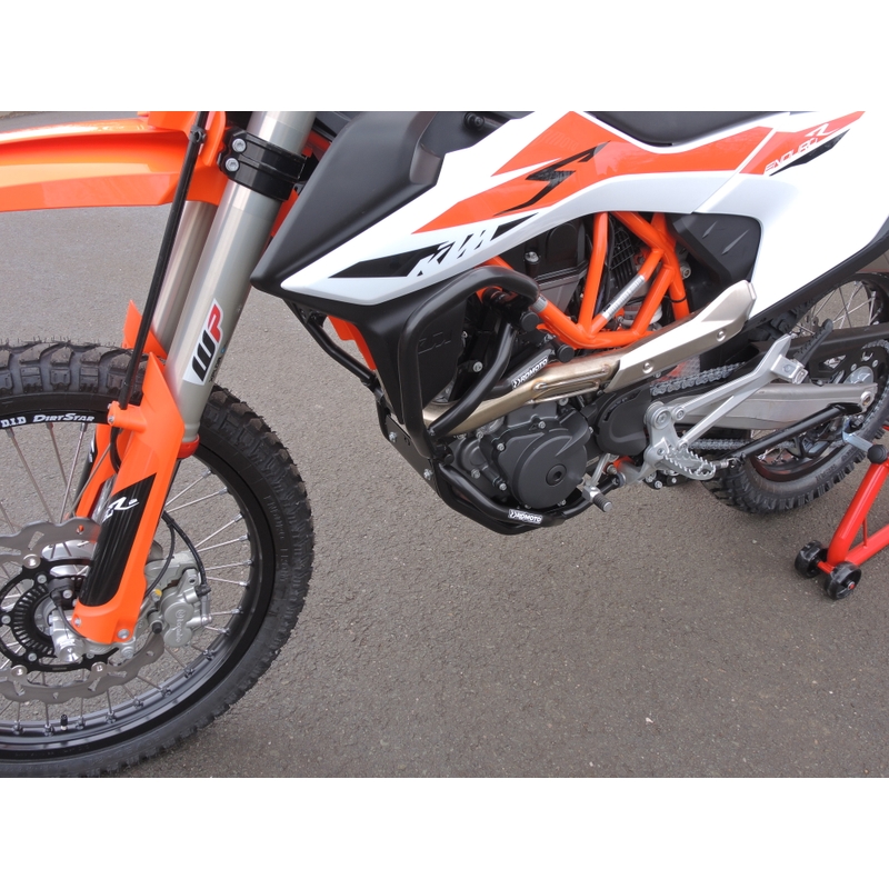 Motor Schutzrahmen RDMOTO schwarz matt upper + lower