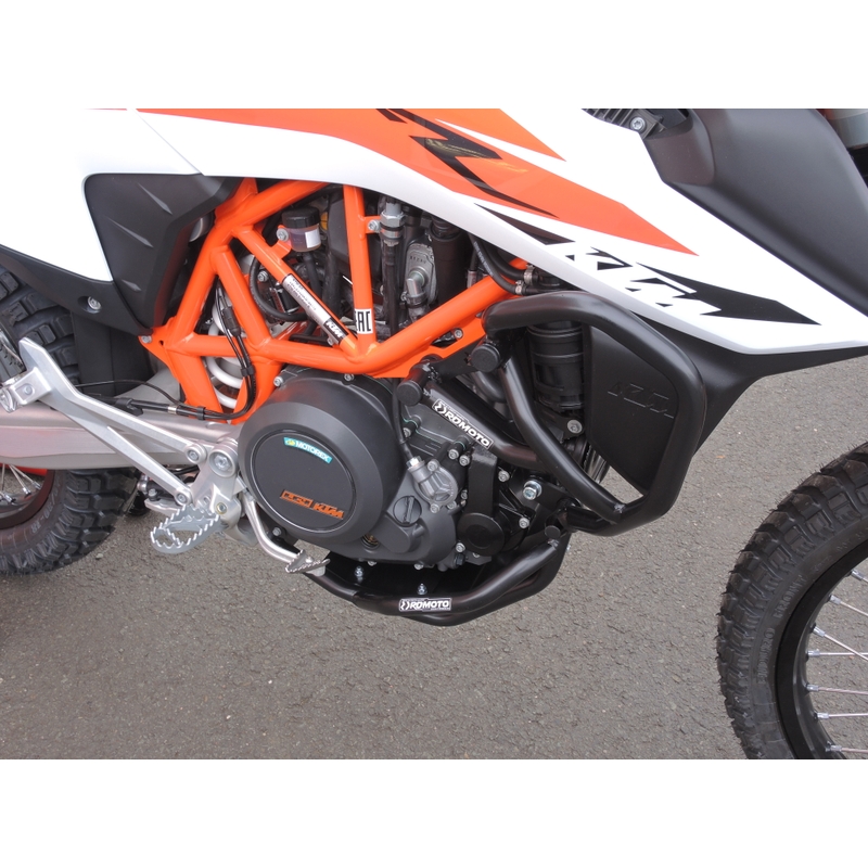 Motor Schutzrahmen RDMOTO schwarz matt upper + lower