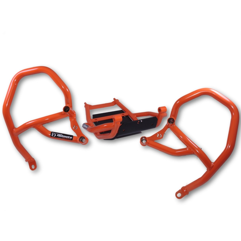 Motor Schutzrahmen RDMOTO orange upper + lower
