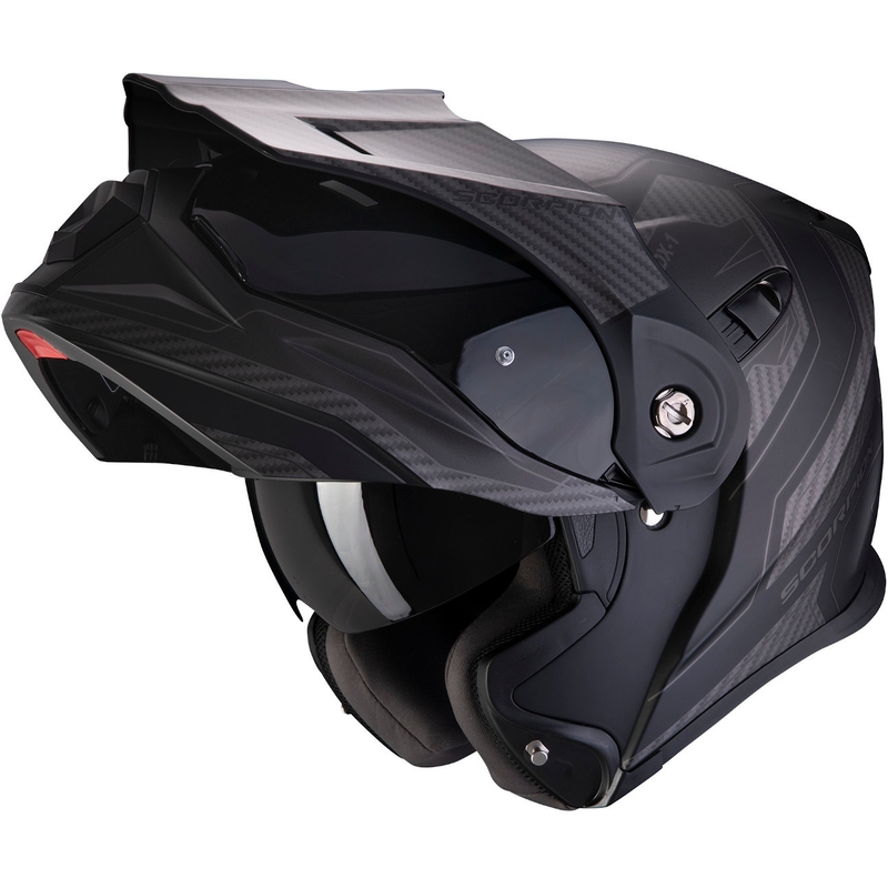 Klappbarer Endurohelm Scorpion ADX-1 Tucson schwarz Ausverkauf