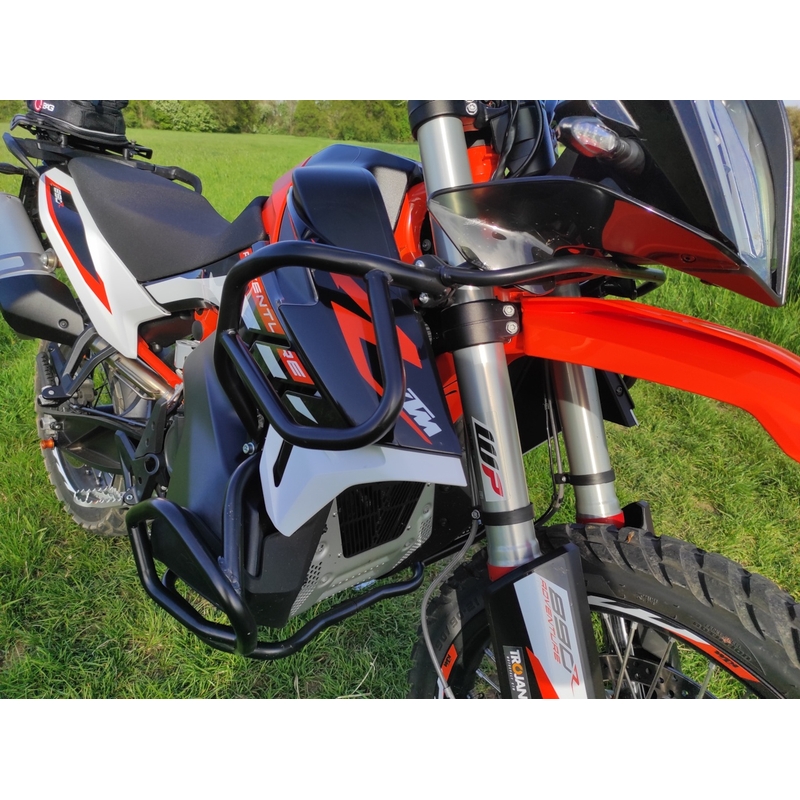 Motor Schutzrahmen RDMOTO schwarz matt upper + lower für KTM Adventure 790 / R 2019-2020, KTM Adventure 890 /R/L 2021-2022