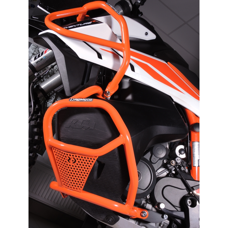 Motor Schutzrahmen RDMOTO orange upper + lower