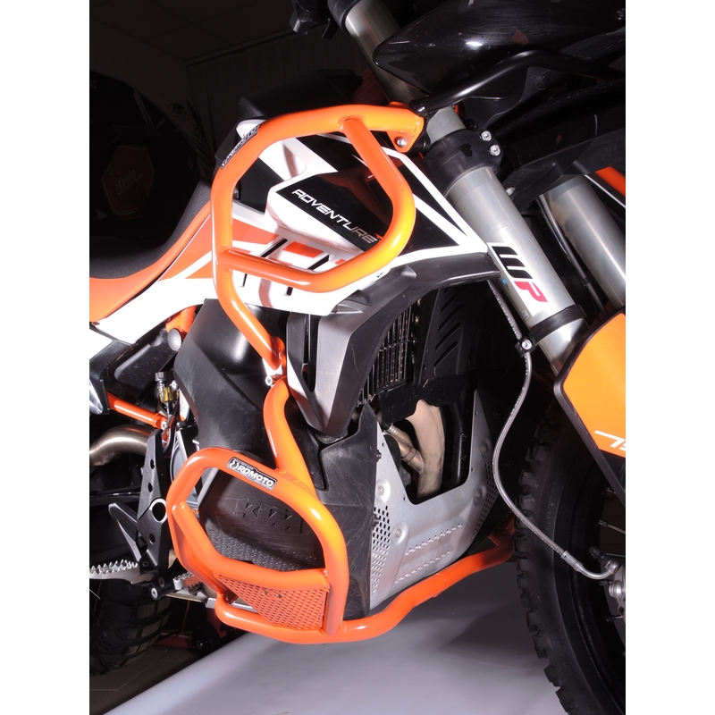 Motor Schutzrahmen RDMOTO orange upper + lower