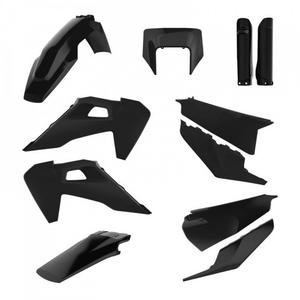 Satz Kunststoffteile POLISPORT 91125 enduro schwarz