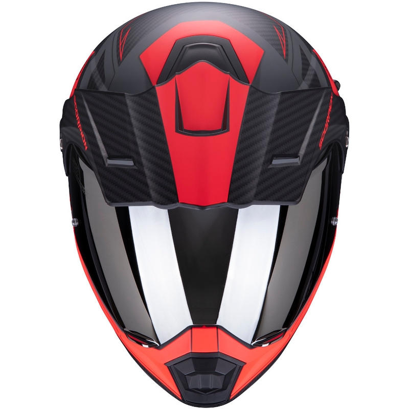 Klappbarer Endurohelm Scorpion ADX-1 Tucson grau-rot Ausverkauf