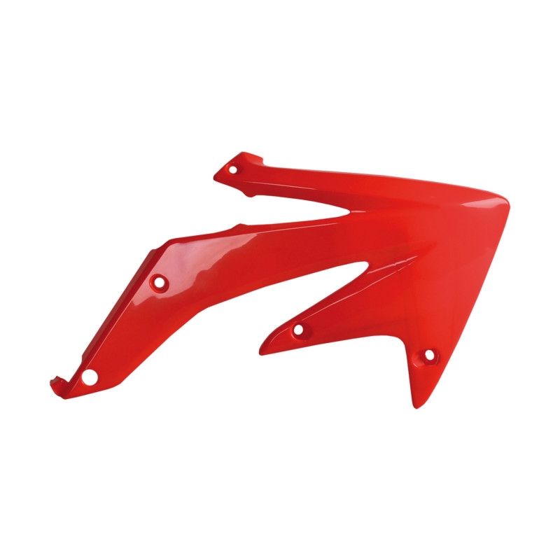 Radiator scoops POLISPORT (pair) rot CR 04 für HONDA CRF 450 R 2005-2008