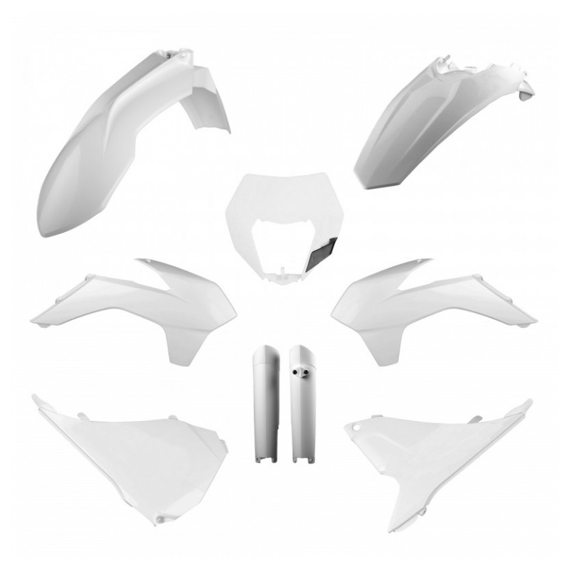 Satz Kunststoffteile POLISPORT White KTM