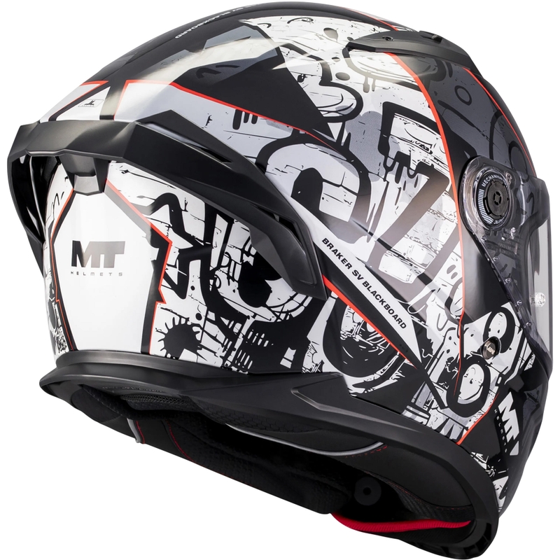 Integralhelm MT Braker SV Blackboard B0 schwarz-grau