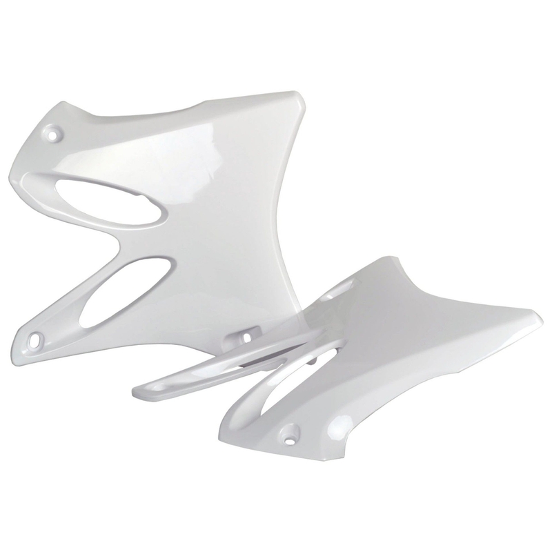 Radiator scoops POLISPORT (pair) weiß für YAMAHA YZ 125 2002-2014, YAMAHA YZ 250 2002-2014