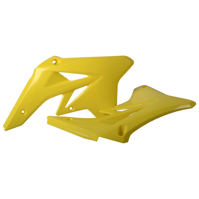 Radiator scoops POLISPORT (pair) gelb RM 01 für SUZUKI RM-Z 250 2007-2009