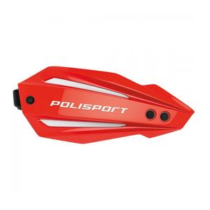 Handguard POLISPORT BULLIT FWA 8308600006 mit Montagesatz universal Red CR04