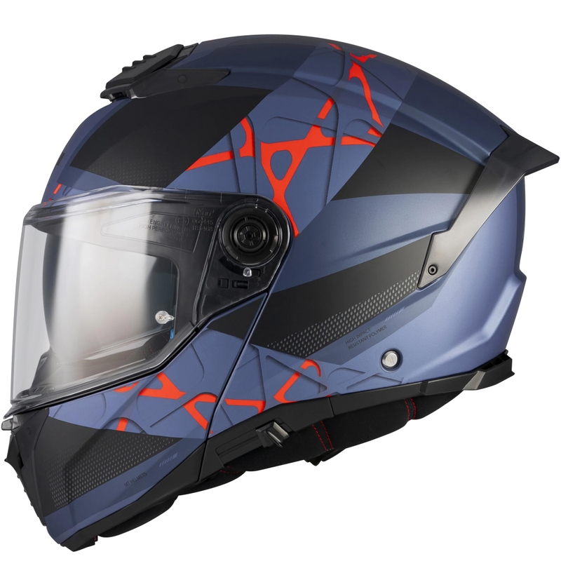 Klapphelm MT Atom 2 SV Change C17 matt schwarz-blau