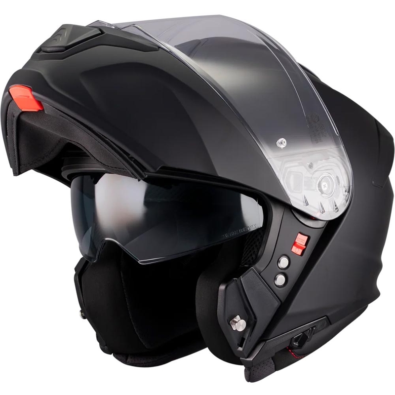 Klappbarer Motorradhelm MT Genesis R SV A1, matt schwarz