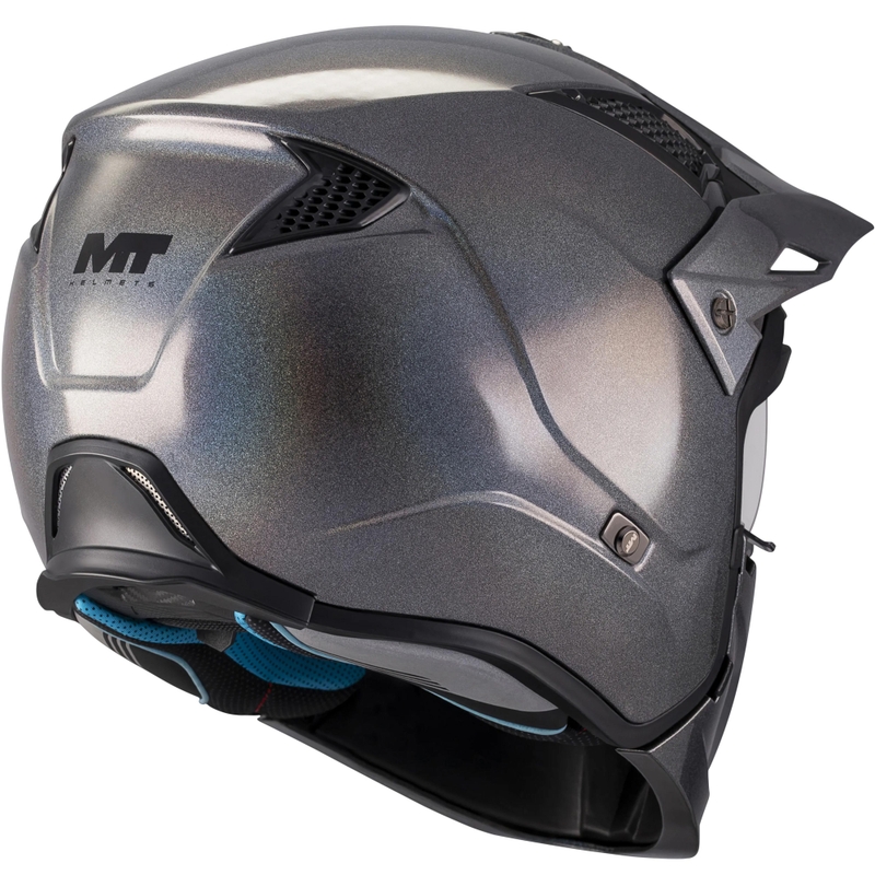 Modularer Motorradhelm MT Streetfighter SV S Special Pure T2 glänzend mehrfarbig