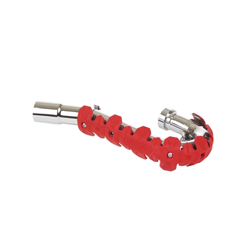Exhaust head pipe guard POLISPORT ARMADILLO kurz rot