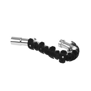 Exhaust head pipe guard POLISPORT ARMADILLO lang schwarz