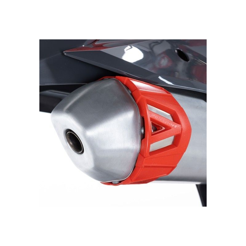 Silencer protector POLISPORT schwarz 340-400mm/13.4-15.7 inch