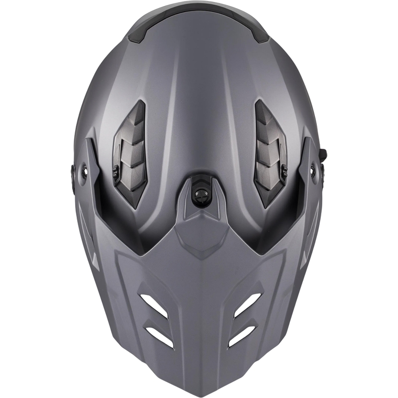 Enduro-Motorradhelm MT Track SV Pure A2, mattgrau