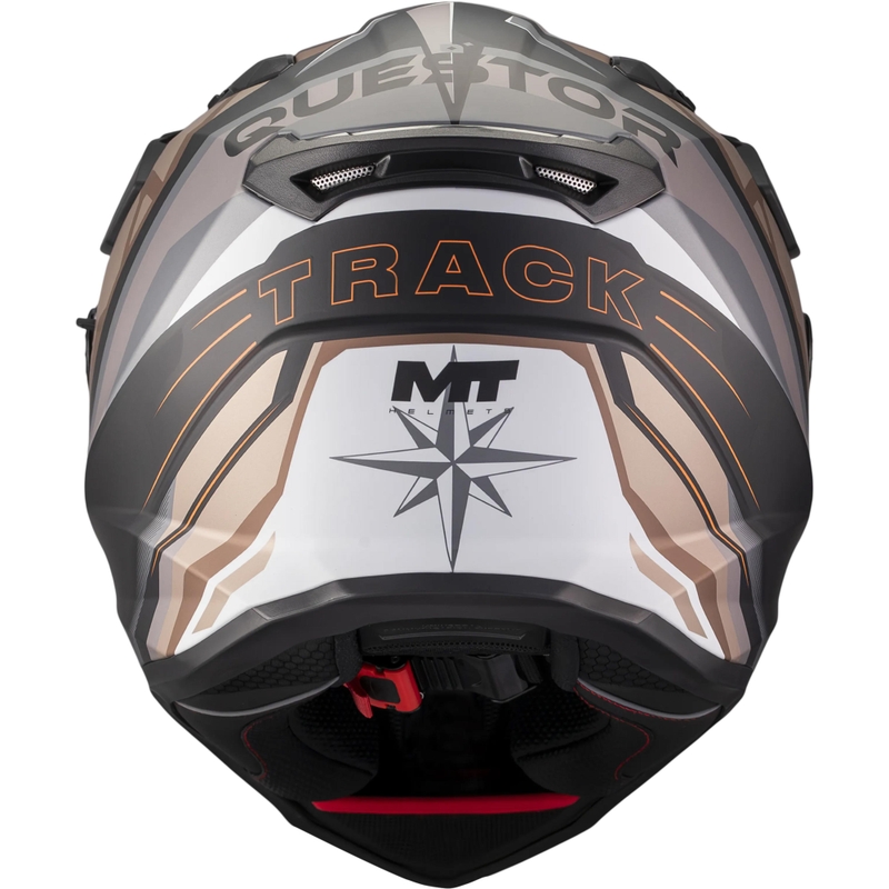 Enduro-Motorradhelm MT Track SV Questor B9 matt schwarz-braun