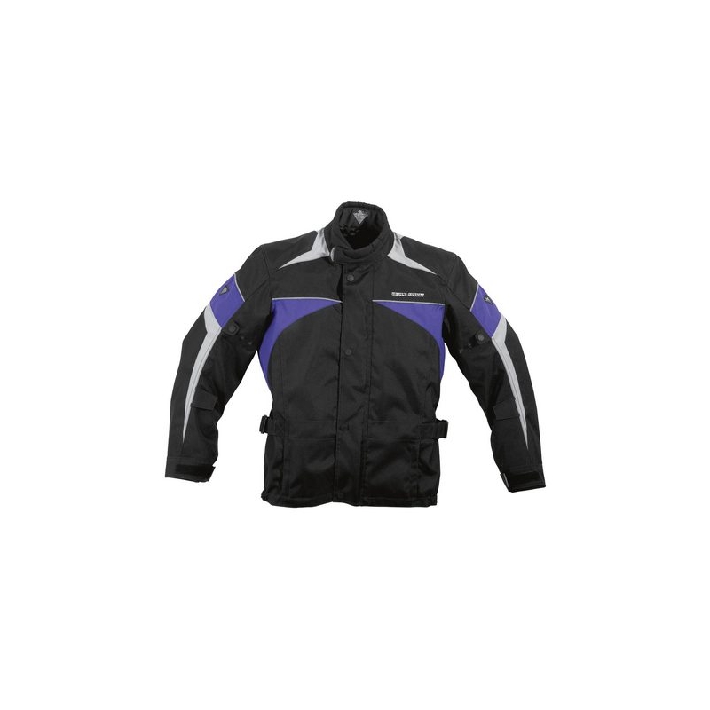 Pánská bunda na moto CYCLE SPIRIT 0207 modrá vel 48