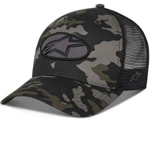 Alpinestars Oblique Camo Trucker Cap schwarz-camo-schwarz