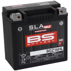 Werkaktivierte Motorradbatterie BS-BATTERY BGZ16HL SLA MAX