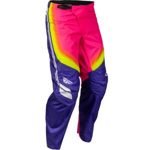 FLY Racing F-16 Raze Motorrad-Motocrosshose lila-rot-gelb