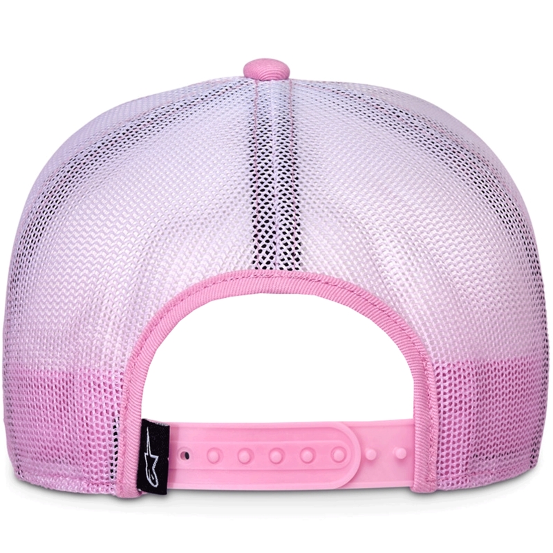 Alpinestars Cali Gradient Trucker Cap pink-weiß
