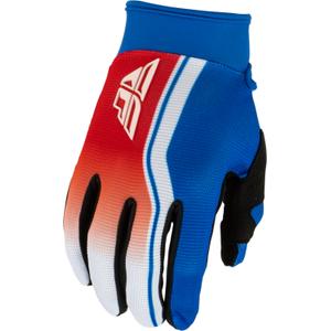 Motocross-Handschuhe für Motorrad FLY Racing F-16 Raze rot-weiß-blau