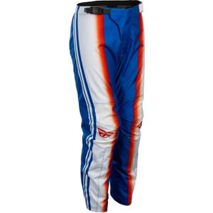 Kinder-Motocrosshose FLY Racing F-16 Raze rot-weiß-blau