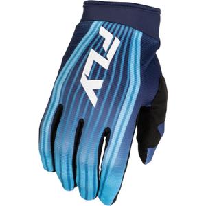 Kinder-Motocrosshandschuhe FLY Racing F-16 Lift blau-blau-weiß