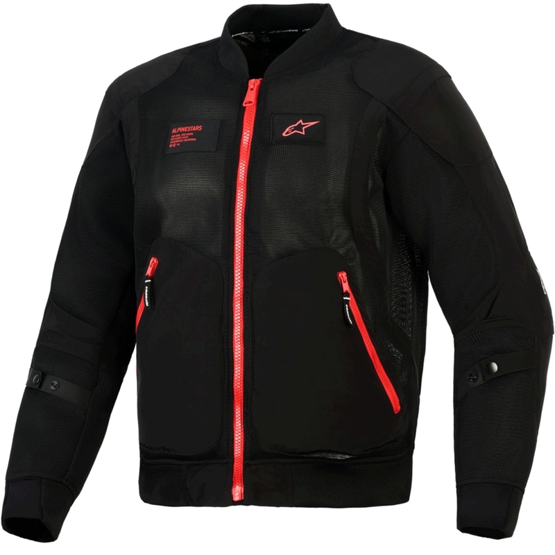 Alpinestars Flight Air Motorradjacke schwarz-rot