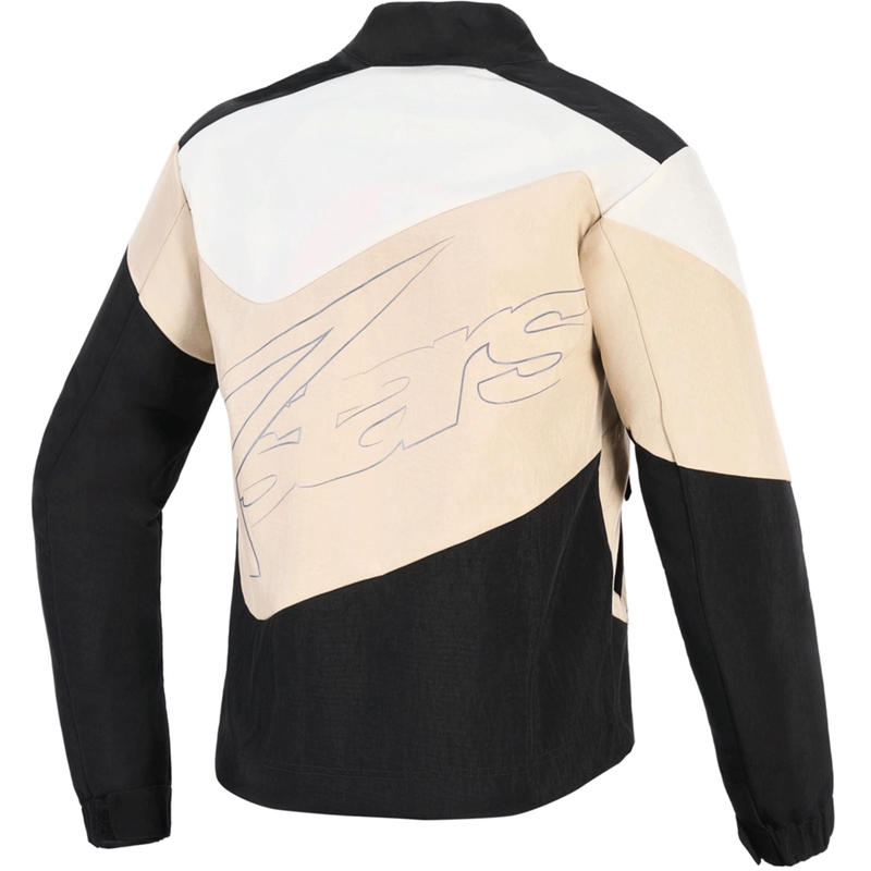 Alpinestars Stella Moshell Damen-Motorradjacke schwarz-sand-weiß-rosa