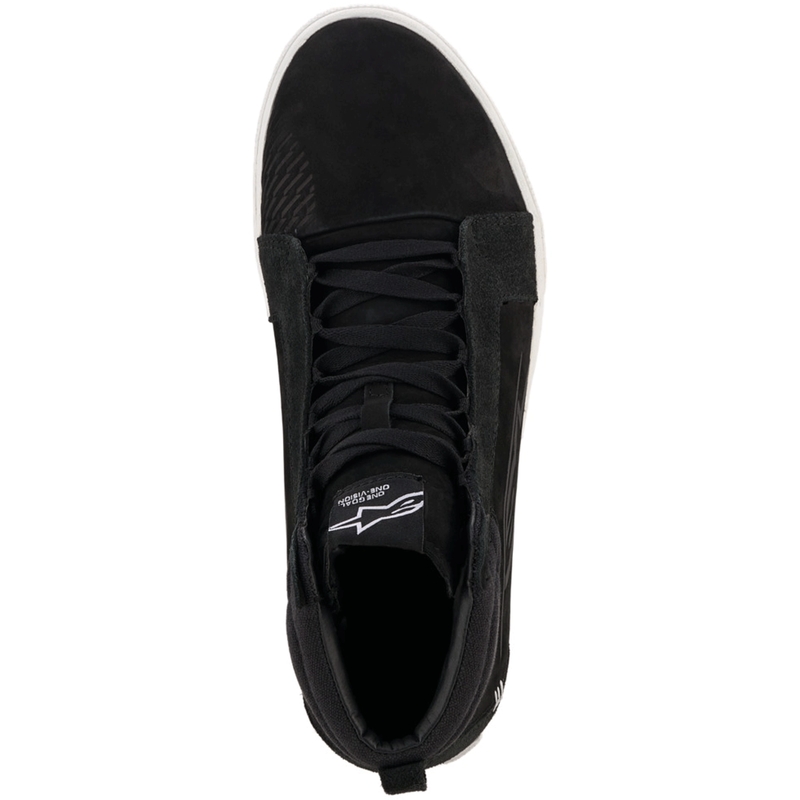 Alpinestars Ride-63 Motorradstiefel aus Leder, Schwarz-Weiß