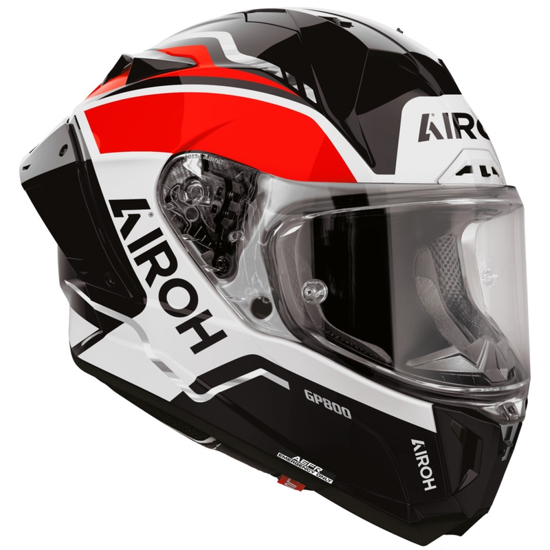 Airoh GP 800 Lane Integralhelm für Motorräder, rot