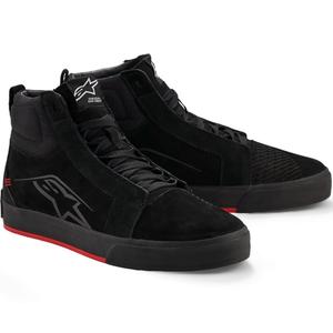 Alpinestars Ride-63 Motorradstiefel aus Leder, Schwarz-Rot