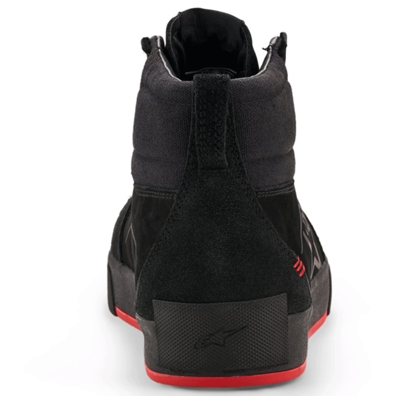 Alpinestars Ride-63 Motorradstiefel aus Leder, Schwarz-Rot