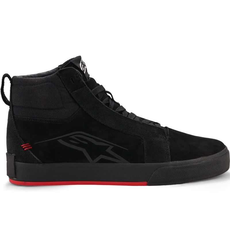 Alpinestars Ride-63 Motorradstiefel aus Leder, Schwarz-Rot
