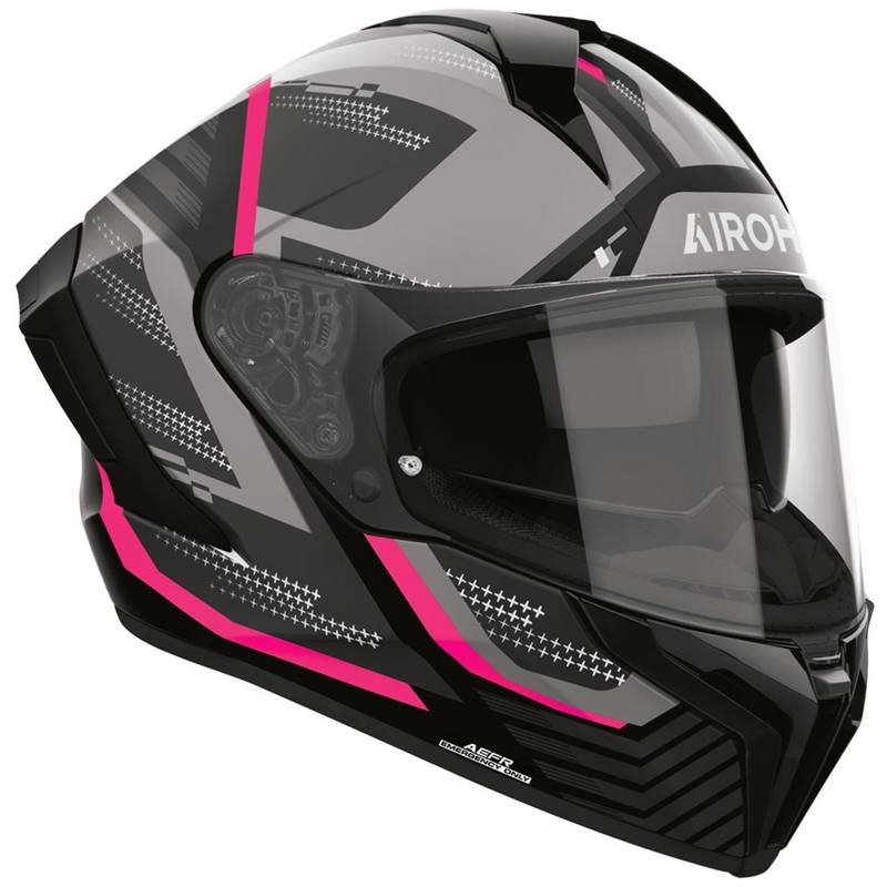 Airoh Matryx Starburst Integralhelm für Motorräder, Mattrosa