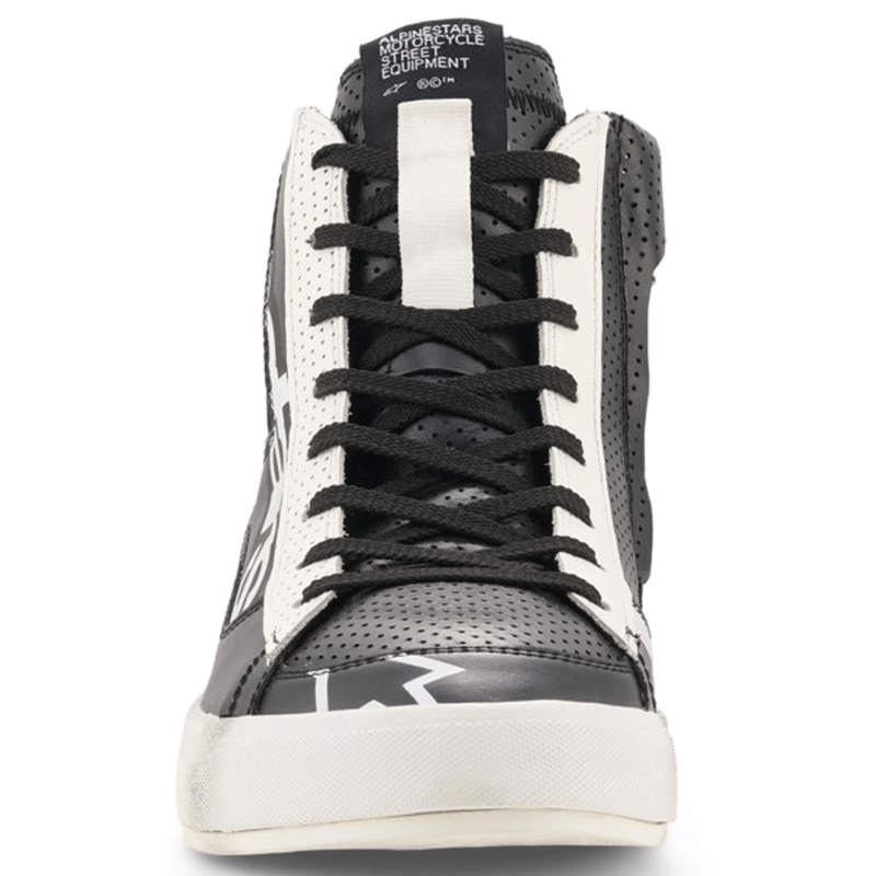 Alpinestars Stated Flair Motorradstiefel schwarz-weiß