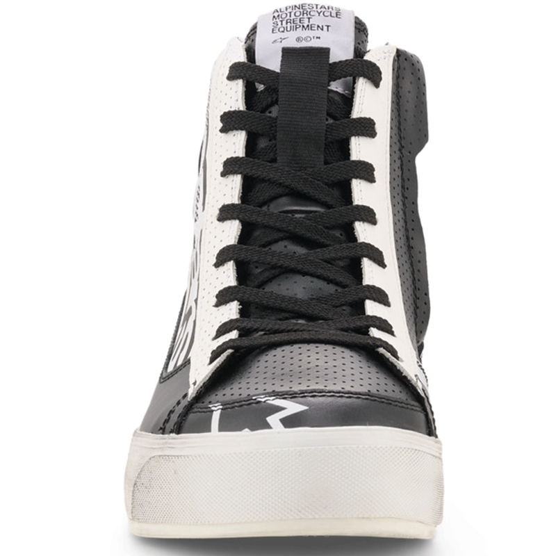Alpinestars Stella Stated Flair Damen-Motorradstiefel schwarz-weiß