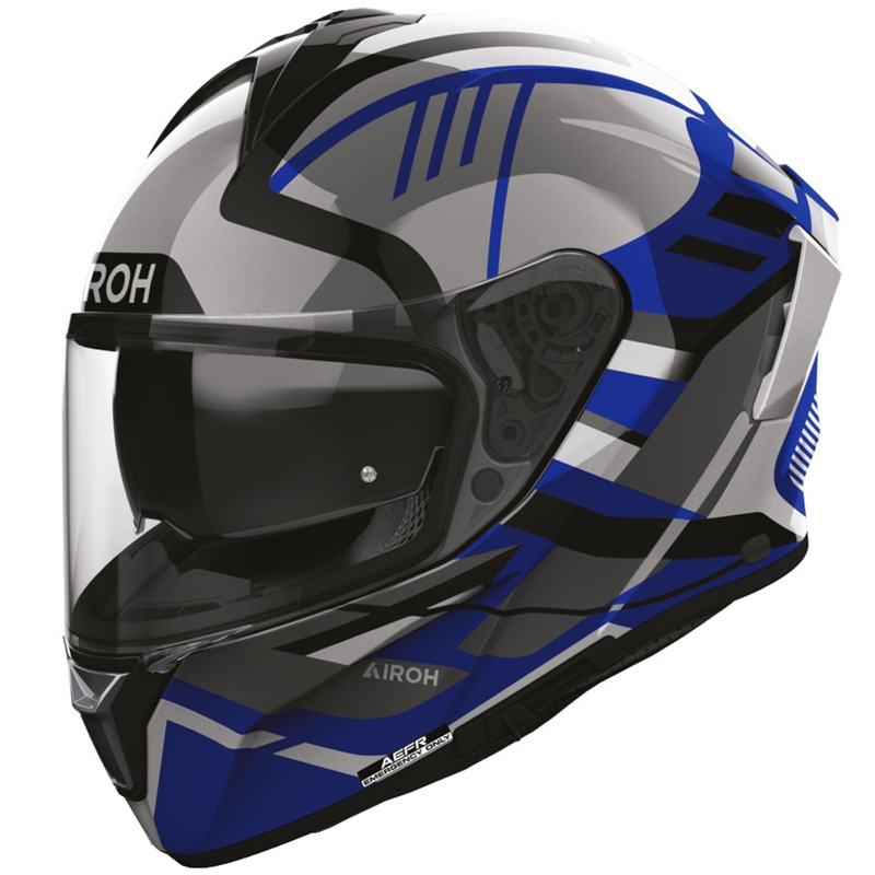 Airoh Spark 2 Luma Integralhelm für Motorräder, blau