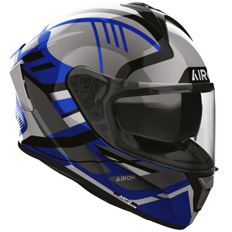 Airoh Spark 2 Luma Integralhelm für Motorräder, blau