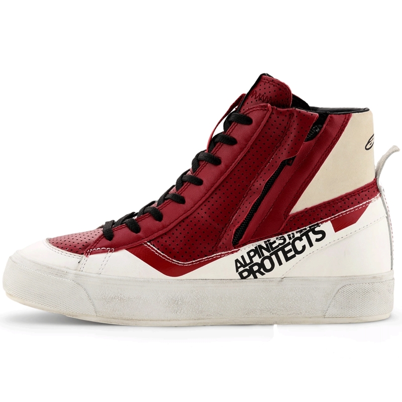 Alpinestars Stella Stated Flair Damen-Motorradstiefel weiß-rot